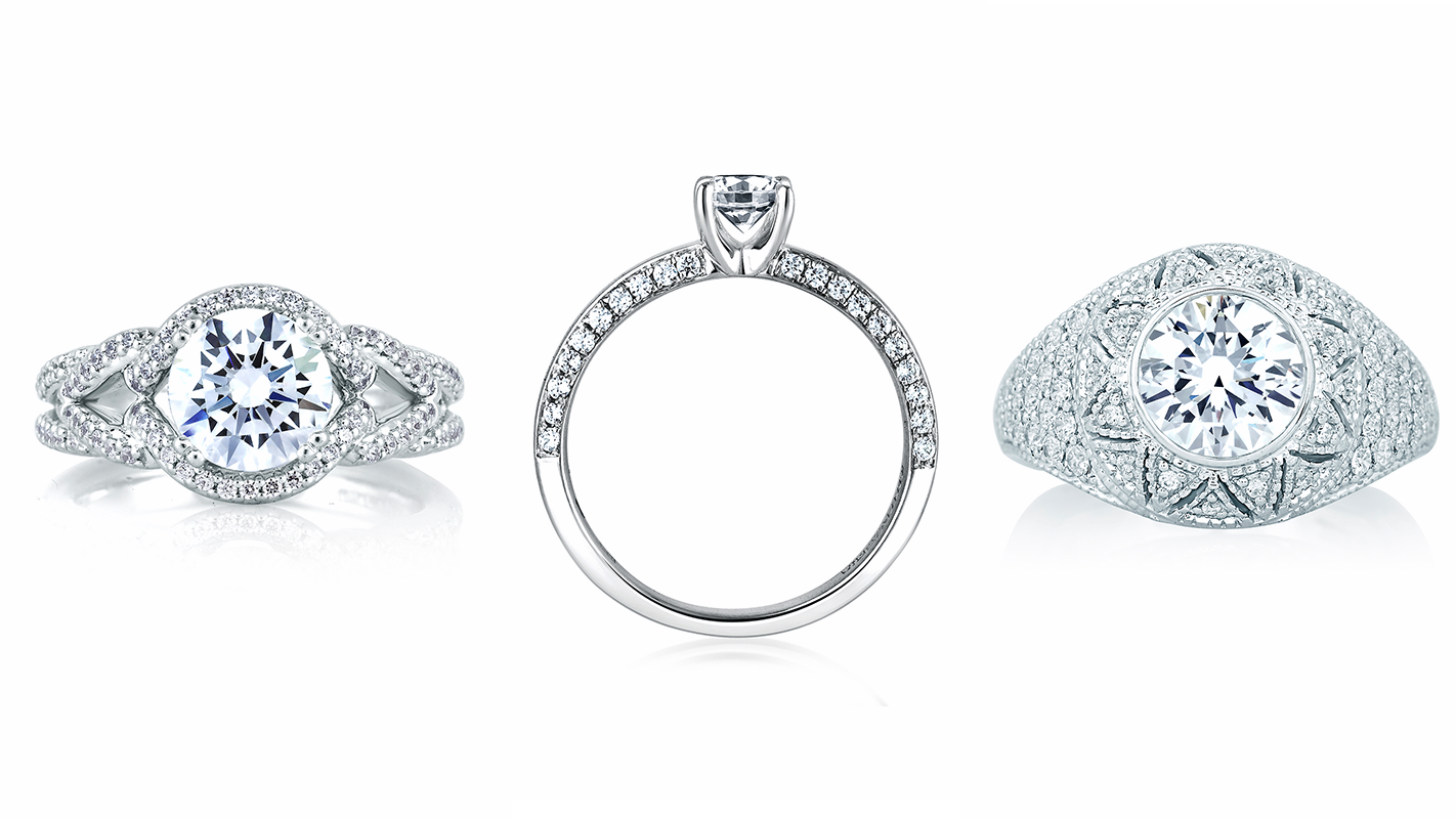 A Jaffe Engagement Rings and Wedding Bands - Albert's Diamond Jewelers - Schererville and Merrillville Indiana