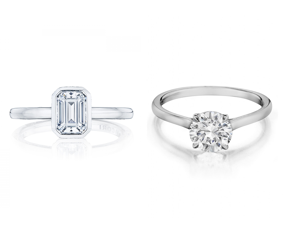 Tacori A. Jaffe Verragio Engagement Rings at Albert's Diamond Jewelers. Schererville and Merrillville, Indiana.