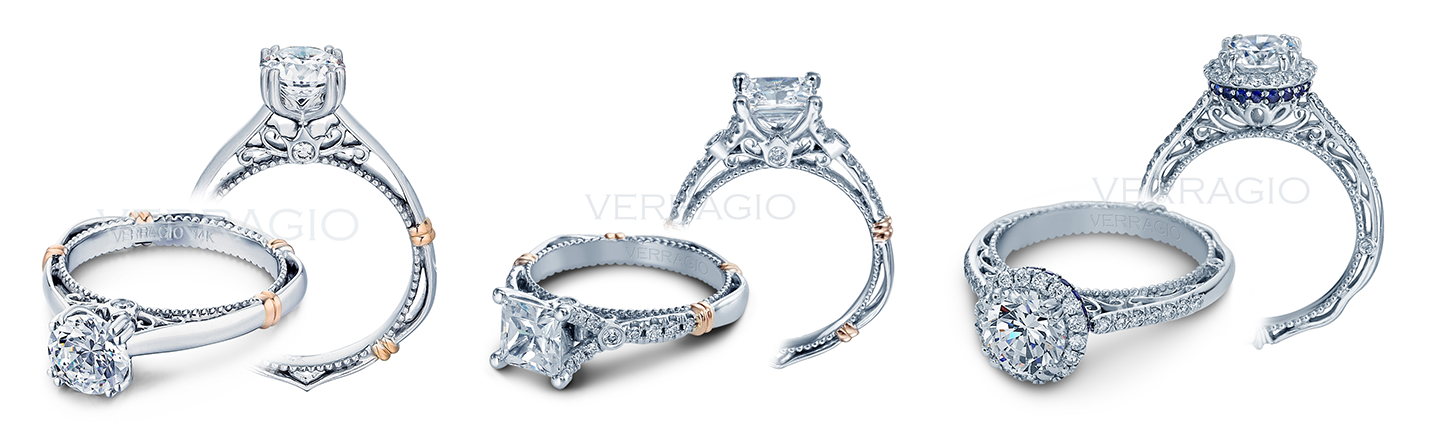 Verragio Engagement Rings available today at Albert's Diamond Jewelers located in Schererville and Merrillville, Indiana