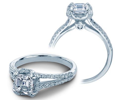 Verragio Radiant Cut Engagement Ring 