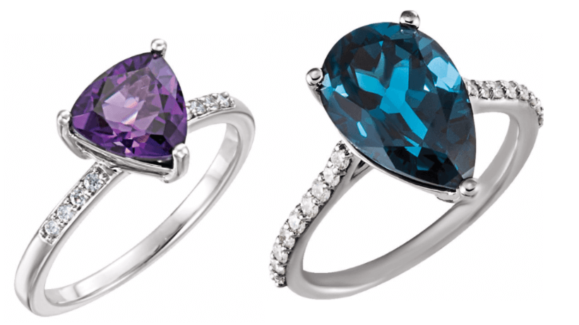 Stuller Gemstone Fashion Rings Available at Miro Jewelers