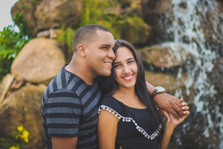 Happy Couple Celebrating Anniversary