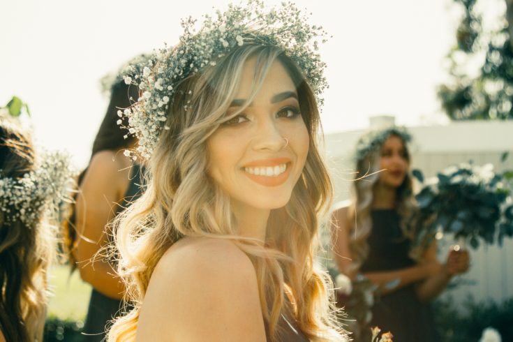 Beautiful Bride With Earrings